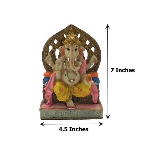 Claysphere Gajavakra Ganesha Idol Silicone Mould (Big) 500GMS